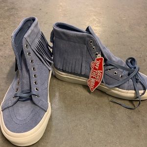 Rare Vans with fringes (never worn)